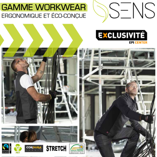 Gamme WorkWear SENS certifi&eacute;e &eacute;coresponsable