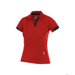 Polo femme TRAXION 710034 ROUGE/NOIR