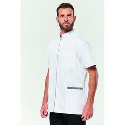 WK505 - Blouse polycoton avec boutons-pression homme