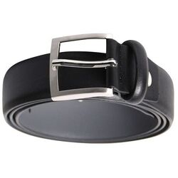CEINTURE CUIR NOIR 30 MM