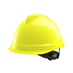 V-GARD 520, NON VENTIL&Eacute;, JAUNE , COIFFE FAS-TRAC I
