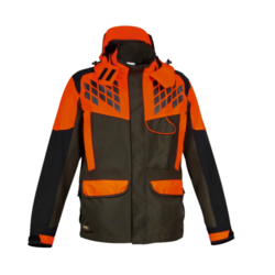 RENK (04 FANGO/ARANCIONE) VESTE - 100% Polyester+membrane TPU-230g - Taupe/Orange
