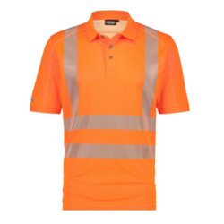 DASSY BRANDON POLO ROUGE FLUO