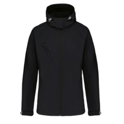 VESTE SOFTSHELL &Agrave; CAPUCHE AMOVIBLE FEMME