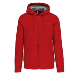 SWEAT-SHIRT ZIPP&Eacute; CAPUCHE UNISEXE