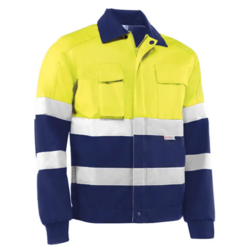 VESTE MULTIPOCHES 60% COTON / 40% POLY&Egrave;STER 240 GR