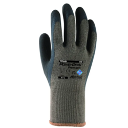 G. POLYAMIDE/ COTON ENDUIT DE LATEX NOIR AVEC FINI