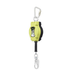 HELIXON C&Acirc;BLE, ANTICHUTE &Agrave; RAPPEL AUTOMATIQUE 7 M, POUR UTILISATION VERTICALE SEULEMENT