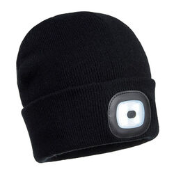 BONNET BEANIE DOUBLE LED RECHARGEABLE