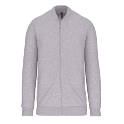 VESTE MOLLETON ZIPP&Eacute;E HOMME
