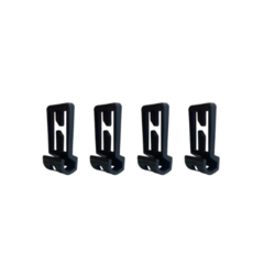 LOT DE 4 CLIPS CASQUE POUR LAMPE FRONTALE