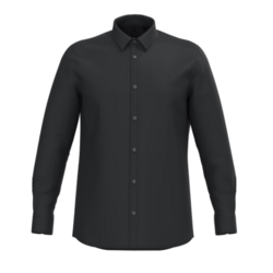 CHEMISE POPELINE POLYCOTON SANS POCHE ENTRETIEN FACILE HOMME
